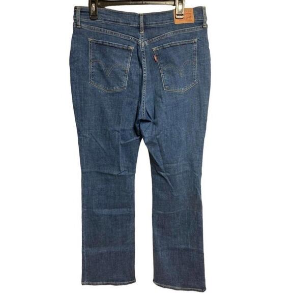 Levi's Classic Bootcut Women's High Rise Med Wash Blue Denim Jeans Size 32 - Picture 2 of 4